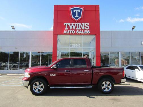 Red 2017 RAM 1500 Big Horn