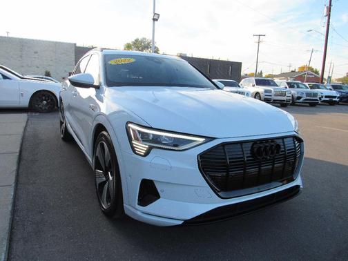 Glacier White Metallic 2022 Audi e-tron Premium