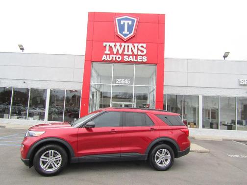 Red 2021 Ford Explorer XLT