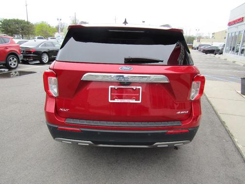 Red 2021 Ford Explorer XLT