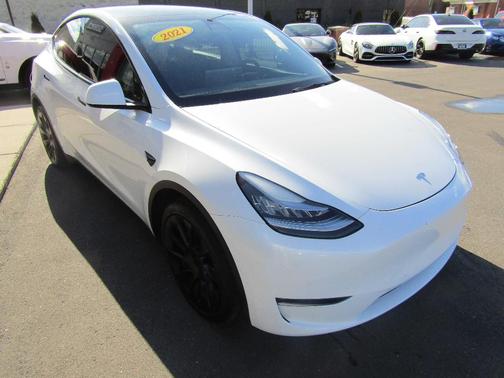 White 2021 Tesla Model Y Long Range