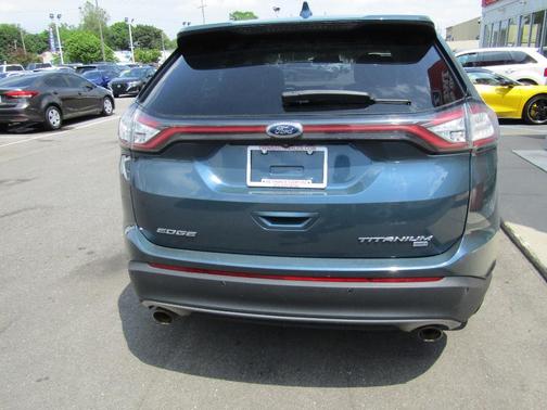 Blue 2016 Ford Edge Titanium