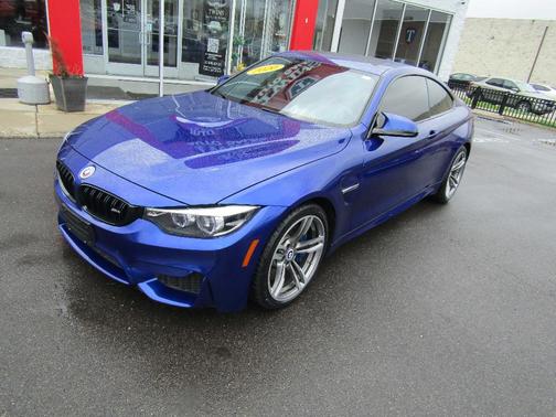 Blue 2020 BMW M4 Base