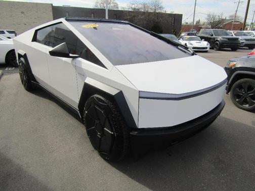 White 2024 Tesla Cybertruck Cyberbeast