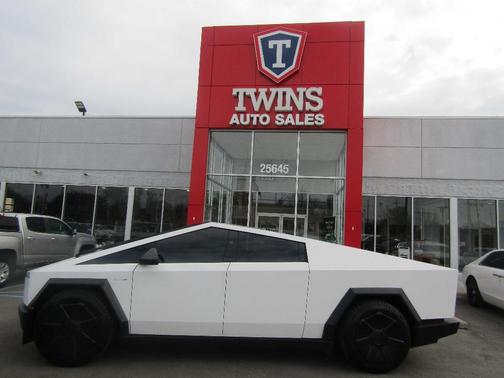 White 2024 Tesla Cybertruck Cyberbeast