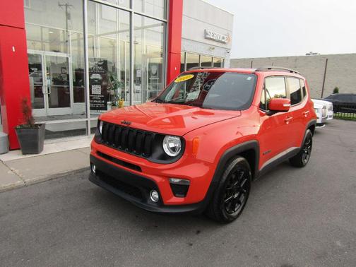 Orange 2020 Jeep Renegade Altitude