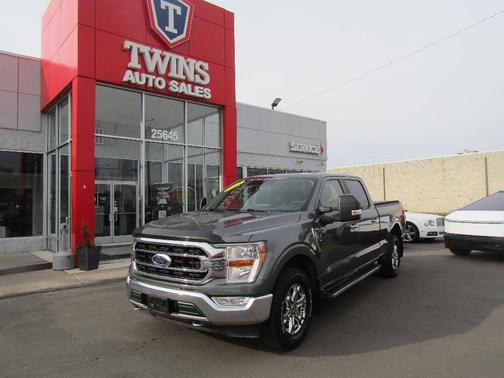 Gray 2021 Ford F-150 XLT