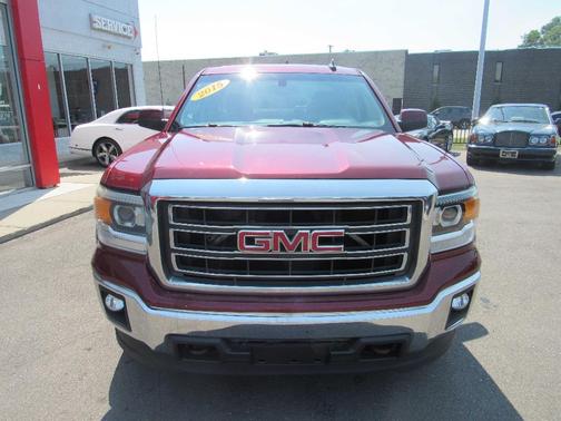 Burgundy 2015 GMC Sierra 1500 SLE