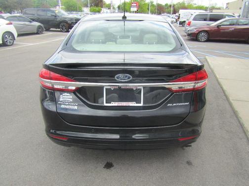 Black 2017 Ford Fusion Energi Platinum