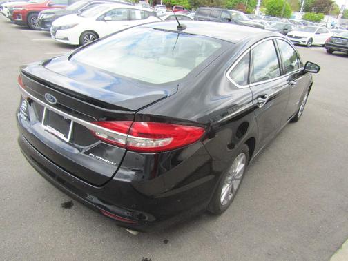Black 2017 Ford Fusion Energi Platinum