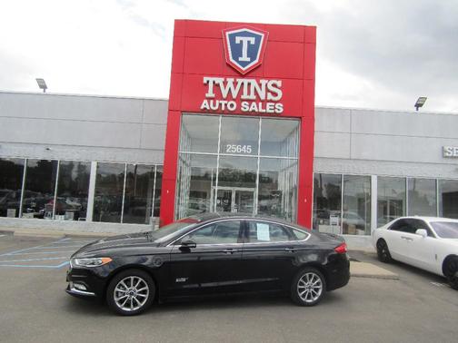 Black 2017 Ford Fusion Energi Platinum