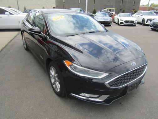 Black 2017 Ford Fusion Energi Platinum
