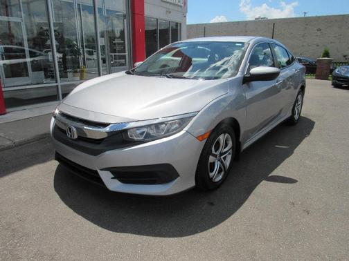 Silver 2017 Honda Civic LX