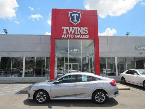 Silver 2017 Honda Civic LX