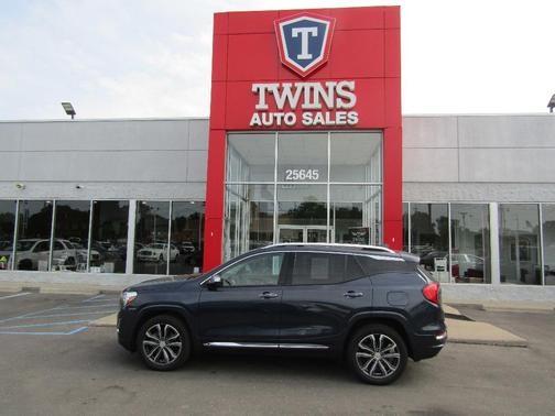 Blue 2019 GMC Terrain Denali