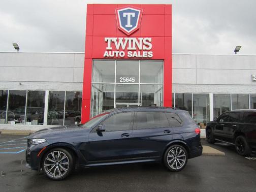 Blue 2020 BMW X7 M50i