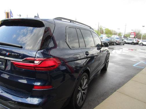 Blue 2020 BMW X7 M50i
