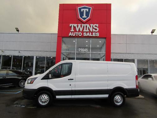 White 2021 Ford Transit-150 LOW ROOF W/RWB