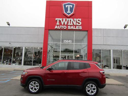 Red 2025 Jeep Compass Latitude