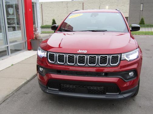 Red 2025 Jeep Compass Latitude