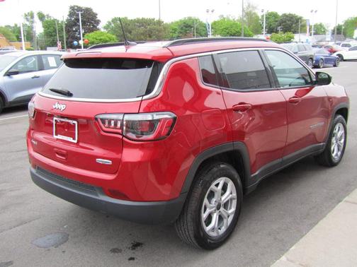 Red 2025 Jeep Compass Latitude