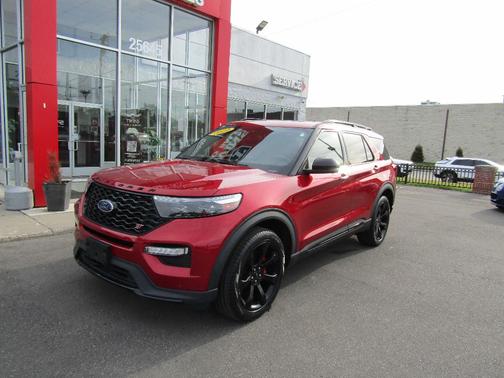 Red 2020 Ford Explorer ST