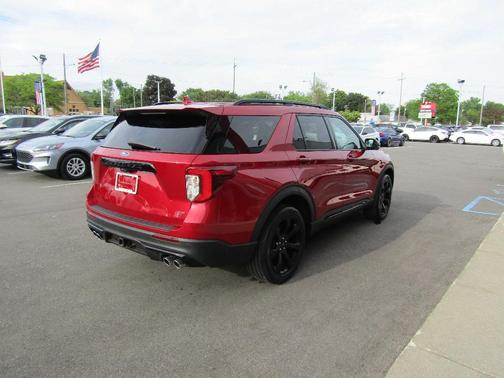 Red 2020 Ford Explorer ST