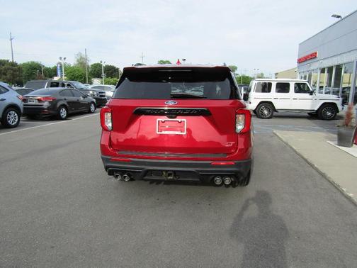 Red 2020 Ford Explorer ST