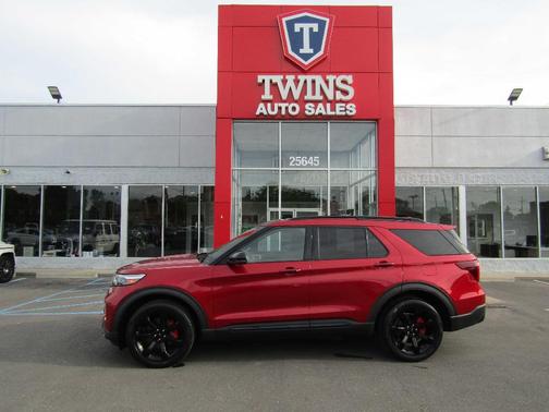 Red 2020 Ford Explorer ST