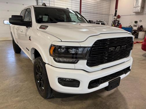 Bright White Clearcoat 2021 RAM 2500 Limited Mega Cab 4x4 6'4' Box