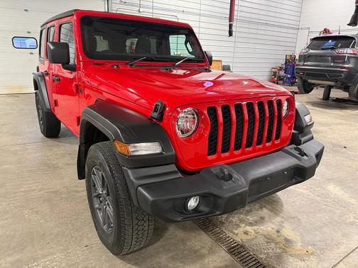 Firecracker Red Clearcoat 2024 Jeep Wrangler Sport