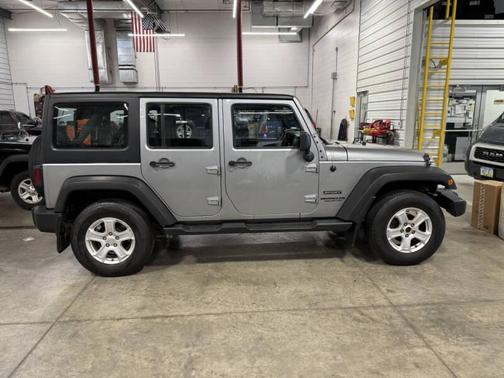 Billet Silver Metallic Clearcoat 2016 Jeep Wrangler Unlimited Sport RHD