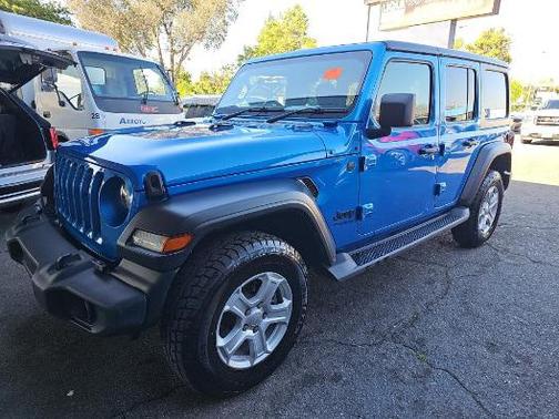 Hydro Blue Pearlcoat 2022 Jeep Wrangler Unlimited Sport
