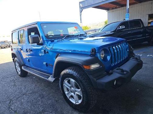 Hydro Blue Pearlcoat 2022 Jeep Wrangler Unlimited Sport