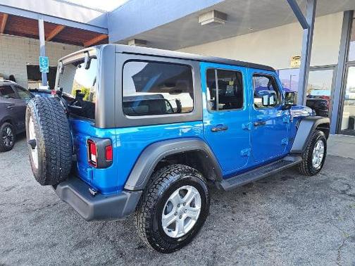 Hydro Blue Pearlcoat 2022 Jeep Wrangler Unlimited Sport