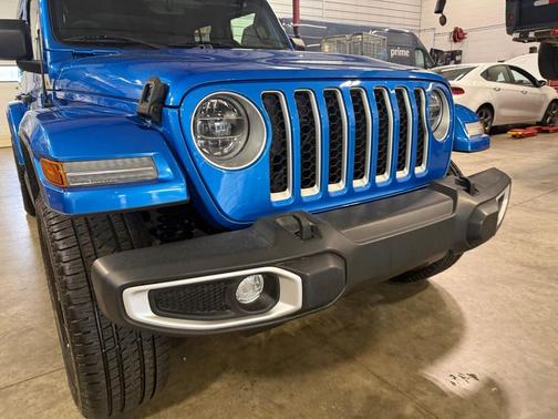 Hydro Blue Pearlcoat 2021 Jeep Wrangler Unlimited 4xe Sahara