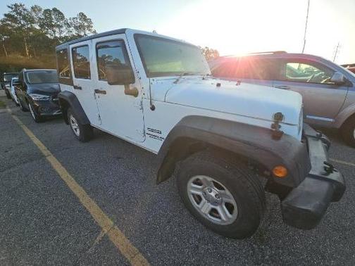 Bright White Clearcoat 2017 Jeep Wrangler Unlimited Sport RHD