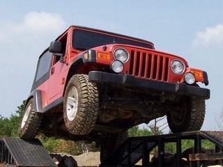 Blue 2006 Jeep Wrangler Sport RHD