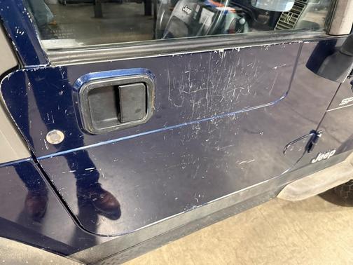 Blue 2006 Jeep Wrangler Sport RHD