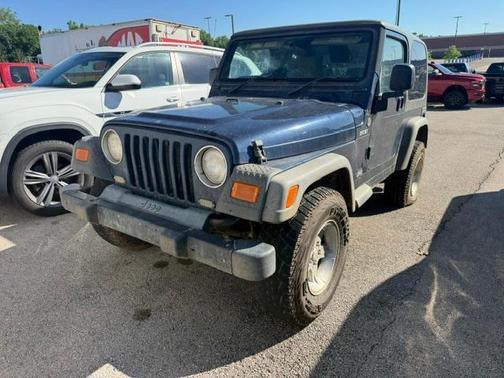 Blue 2006 Jeep Wrangler Sport RHD