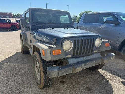 Blue 2006 Jeep Wrangler Sport RHD