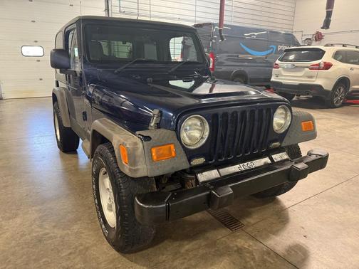 Blue 2006 Jeep Wrangler Sport RHD