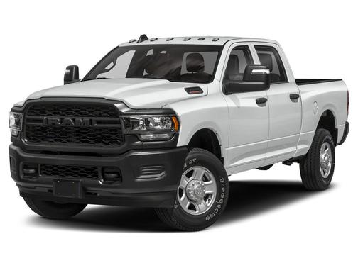 Bright White Clearcoat 2023 RAM 3500 Tradesman Crew Cab 4x4 8' Box