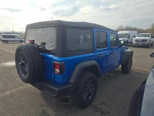 Blue 2025 Jeep Wrangler Sport S