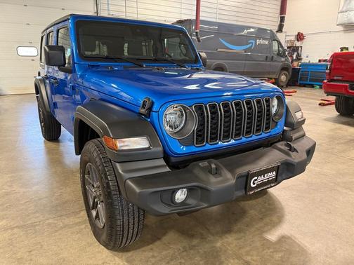 Blue 2025 Jeep Wrangler Sport S