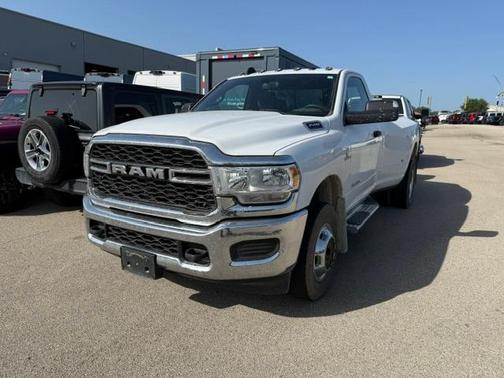 Bright White Clearcoat 2021 RAM 3500 Tradesman Regular Cab 4x4 8' Box