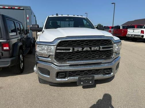 Bright White Clearcoat 2021 RAM 3500 Tradesman Regular Cab 4x4 8' Box