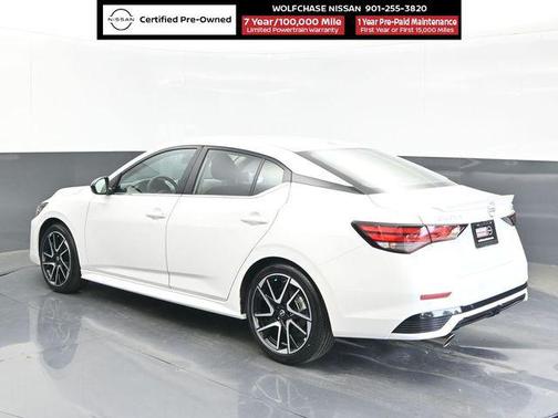 Aspen White Tricoat 2025 Nissan Sentra SR