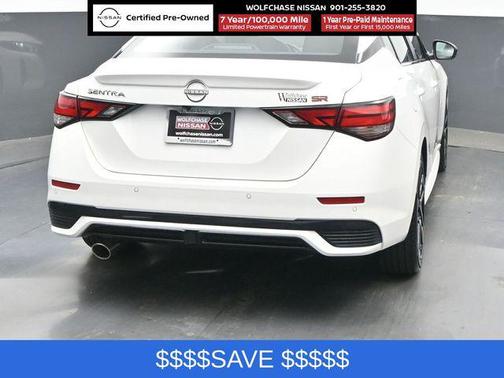 Aspen White Tricoat 2025 Nissan Sentra SR