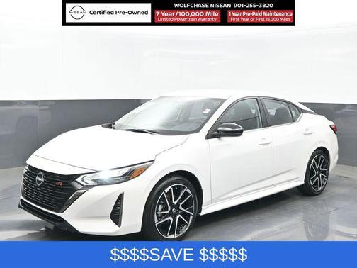 Aspen White Tricoat 2025 Nissan Sentra SR
